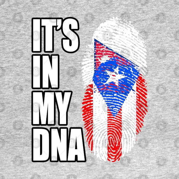 Puerto Rican And Nepalese Mix DNA Flag Heritage by Just Rep It!!